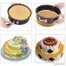 Round Springform Pan Set of 2 Non-stick Cheesecake Pan Leakproof Baking Cake Pan Set with Removable Bottom & Easy Release (7 in 9 in) - B07CYYW5H9